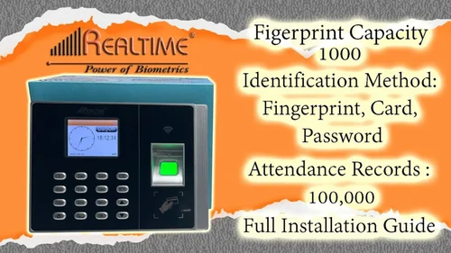 Realtime fingerprint Attendance RS 9w (with Wi-Fi) - Image 2