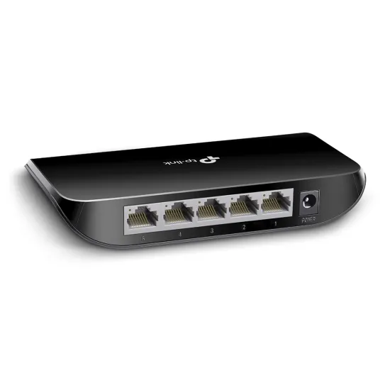 TP-Link 5 Port Gigabit Lan Desktop Switch 10/100/1000 Mbps TL-SG1005D - Image 3