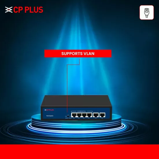 CP-Plus Poe Switch 8 Port (8 FE + 2 FE Port) CP-SAVW-HPU8H2-96 - Image 7