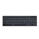 FINGERS ButterClicks Wired Multimedia Keyboard (Compatible with Windows, macOS, Linux | 12 Quick Soft-Touch Media Controls | 104 Keys | 10 Million Life keystrokes) - Image 2