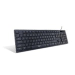 FINGERS ButterClicks Wired Multimedia Keyboard (Compatible with Windows, macOS, Linux | 12 Quick Soft-Touch Media Controls | 104 Keys | 10 Million Life keystrokes)