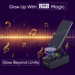 SHARK Ninja Portable Speaker-Cum-Mobile Stand with Rotating 360-degree | Dazzling RGB Lights | 20W Output, USB Input | 6-Hours Big Playback Time |Built-in Mic for Hands-Free Calls| 6 Months Warranty - Image 6