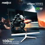 Frontech 22 inch LED Monitor | 100Hz | 1920x1080 | Wall Mountable | HDMI & VGA | 5ms Response Time |Ultima Series | 3 Years Warranty - Image 2