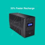 FINGERS FR-1250LCD Line Interactive UPS (High Power Capacity 1200 VA / 720 W, 33% Faster Recharge, Multi-Function Real-time LCD Display) - Image 6