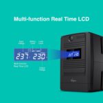 FINGERS FR-1250LCD Line Interactive UPS (High Power Capacity 1200 VA / 720 W, 33% Faster Recharge, Multi-Function Real-time LCD Display) - Image 5