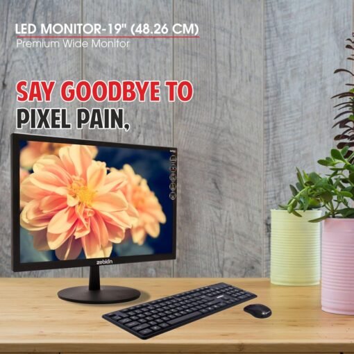 Zebion 19HD4 19 Inch (48.26 Cm) Wide Led Monitor with Supporting Hdmi, Vga Input, Resolution 1440 X 900 Pixels, 17M Colors, Glossy Panel, Slim Design and Durable Body (Black) - Image 7