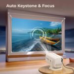 OTEK PIXA 1000 Smart Projector | Full HD 1080P | 5000 Lumens | Android 13 | Auto Focus & Auto Keystone | Dual-Band WiFi 2.4G/5G | Bluetooth 5.0 | Built-in 5W Speaker | 150” Display - Image 8