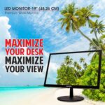 Zebion 19HD4 19 Inch (48.26 Cm) Wide Led Monitor with Supporting Hdmi, Vga Input, Resolution 1440 X 900 Pixels, 17M Colors, Glossy Panel, Slim Design and Durable Body (Black) - Image 8