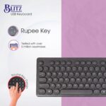 Zebion Blitz USB Keyboard with Retro Style Rounded Key Design, Tested with Over 5 Million Keystrokes, Silent & Comfortable Use, Slim Design, Chiclet Keys, 1 Year Warranty (Black) - Image 5