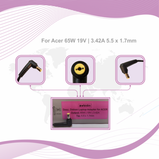 Zebion Lap Ada Acer 19V 3.42A 5517 - Image 6