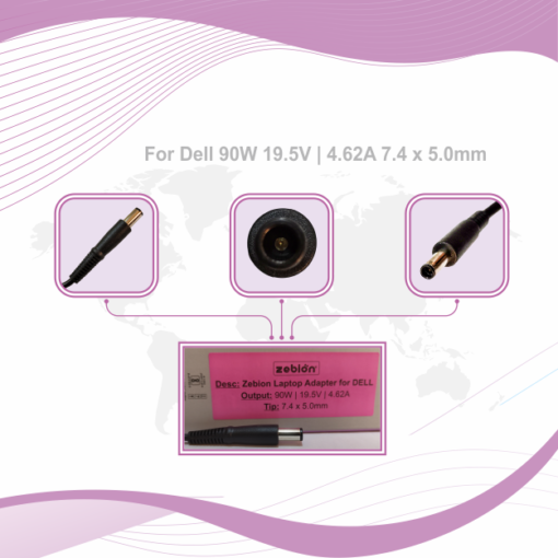 Zebion Lap Ada Dell 19.5V 4.62A 7450 - Image 6