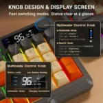 Ant Esports Wireless Gaming Keyboard Grey MK801V2 Pro Rainbow LED - Image 4