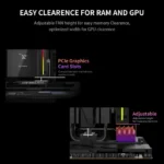 Ant Esports CPU Cooler Air V8 Digital ARGB - Image 5