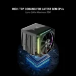 Ant Esports CPU Cooler Air V8 Digital ARGB - Image 4