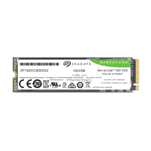Seagate Internal SSD 1.024TB NVMe 2280 (BarraCuda 520) Gen4 - Image 2