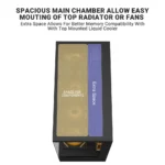 Ant Esports Gaming Cabinet Crystal x6 Black - Image 5