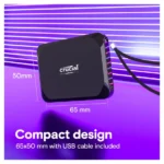 Crucial External SSD 1TB X9 (With USB 3.2) - Image 2