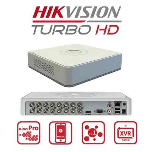 Hikvision Eco 16ch 1 SATA H.265+ Pro DVR (DS-7116HGHI-K1) - Image 2