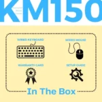 HP USB Keyboard Mouse Combo Chiclet KM150 - Image 7