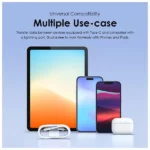 Data Cable Oraimo OCD-CL54 2.4A 1M Black IN - Image 5