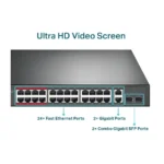 TP-Link Poe Switch 24 Port (24 FE + 2 GE + 2 GE SFP Port) TL-SL1226P - Image 2