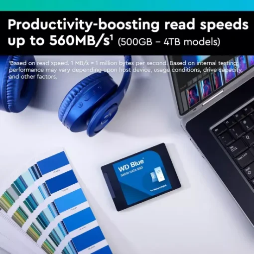 WD Internal SSD 1TB SATA Blue (SA510) - Image 3