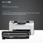 Prodot (PL) H-278 Toner Cartridge Replaces HP CE278A & Canon CRG 326/328 Compatible with HP LaserJet P1566-P1569/P1606-P1609/M1530/M1536-M1539 & Canon IC MF4410/4420/4430/4450/4550/4570/D520/D550/LBP 6200 - Image 2