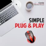 MOUSE CORDLESS ZEBION GLIDER CANDY - Image 3