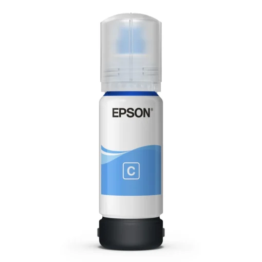 Epson 008 Cyan Genuine Inkjet Ink Bottle 70ml - Image 1
